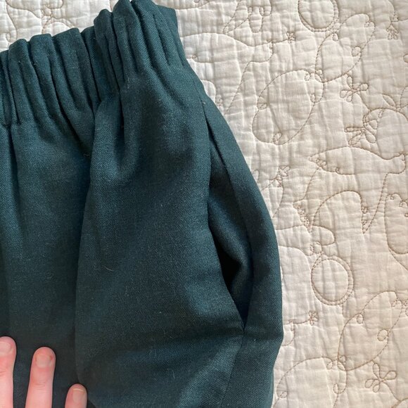 J. Crew Green Wool Blend Skirt, Size 10 - Picture 5 of 9